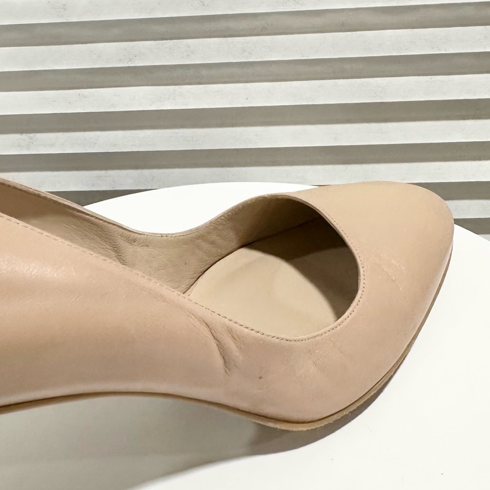 🌹STUART WEITZMAN 🌹 Vida 75 Leather Pumps Beige Size: 11B - Picture 8 of 16